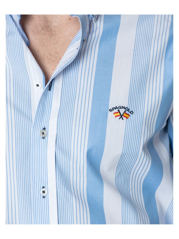 CAMISA CUELLO BOTON POPELIN spagnolo