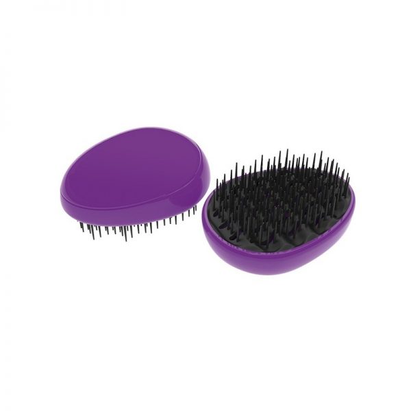 desenredador egg brush morado y negro