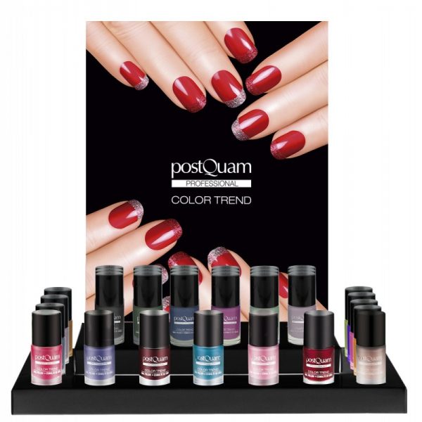 expositor de esmaltes de uñas