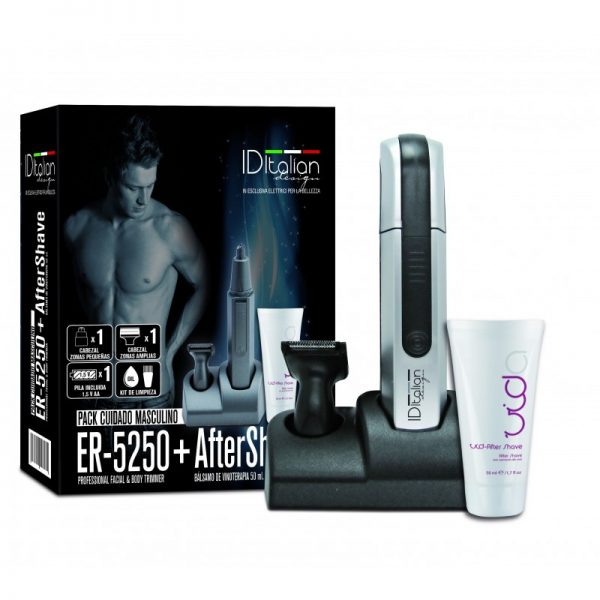 pack body facial trimmer after shave 50ml vida italian design
