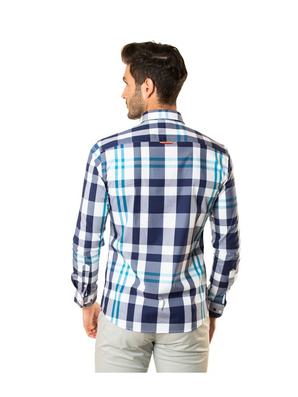 CAMISA C/BOTON ESPIGA SLIM POLO SPAGNOLO